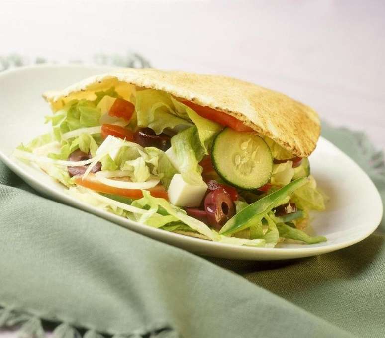 Sandu&iacute;che grego (Reprodu&ccedil;&atilde;o / Guia Cozinha)