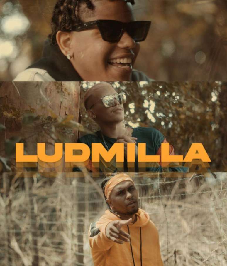 Capa do clipe Ludmilla, do rapper Andrad