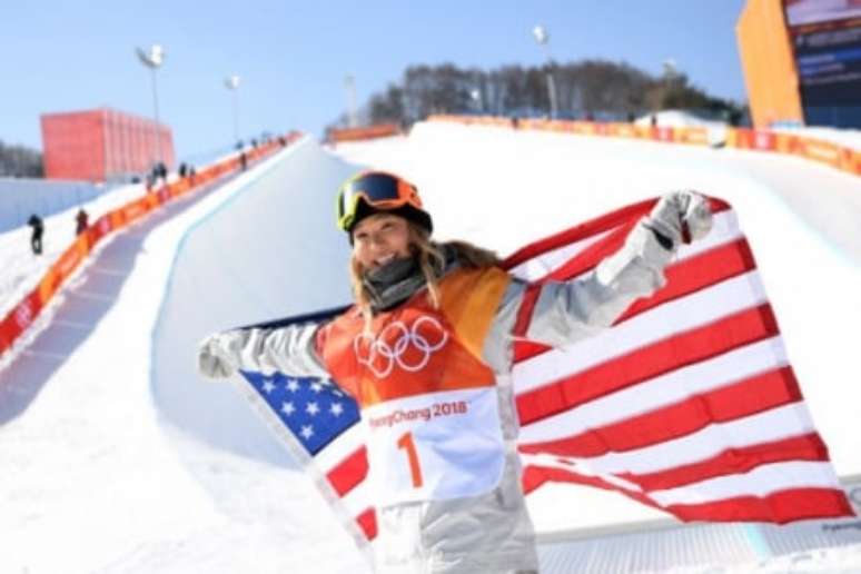 Chloe Kim foi medalha de ouro no snowboard em PyeongChang (Foto: AFP)