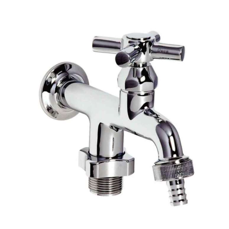 5. Torneira dupla para lavat&oacute;rio de lavanderia &ndash; Foto Deca