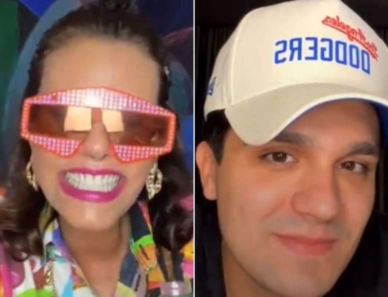 Narcisa Tamborindeguy fez uma live com Luan Santana na última quarta-feira, 2   