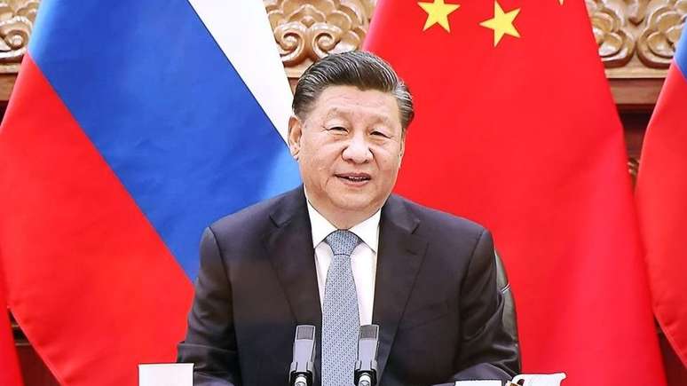 É de se imaginar que, numa eventual escalada das tensões com a Ucrânia e o Ocidente, a China ficaria do lado da Rússia; acima, reunião bilateral entre os dois países em 2021