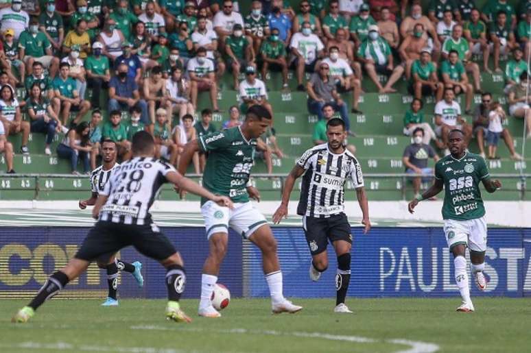 Santos e Guarani ficaram no empate em 1 a 1 em campinas (Foto: Thomaz Marostegan/Guarani FC)