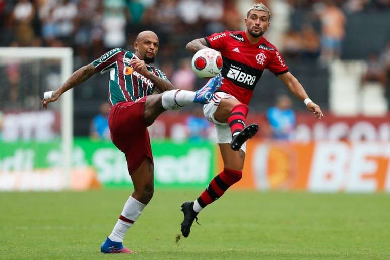 Em clássico com confusões, Fluminense bateu o Flamengo pelo primeiro Fla-Flu do ano (Foto: Gilvan de Souza/Flamengo)