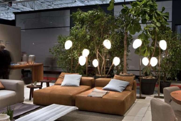 15. Lumin&aacute;ria redonda para &aacute;rea externa criativa &ndash; Foto Casa Claudia