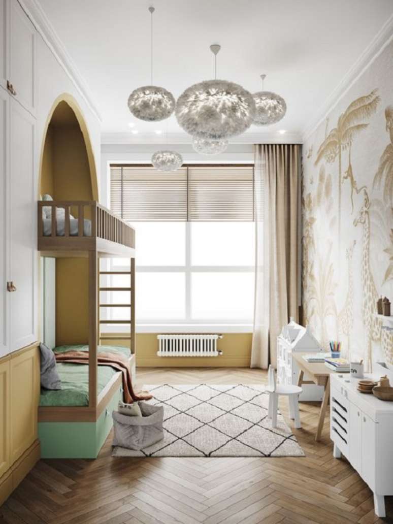 21. Lustre para quarto infantil redondo &ndash; Foto Behance