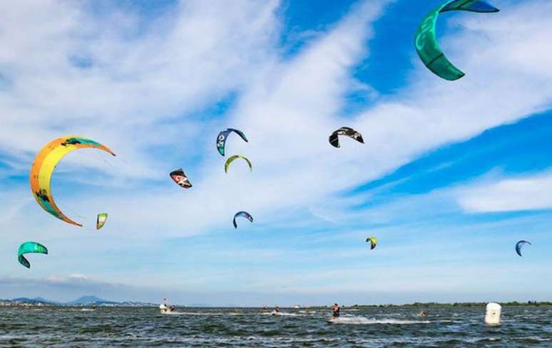 Copa Internacional de Kitesurf mostra força da nova classe olímpica (Foto: Divulgação/CBVela)