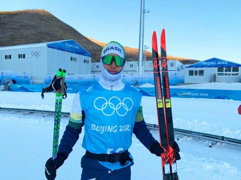 Manex Silva representa o Brasil no esqui cross-country (Foto: Divulgação/Time Brasil)