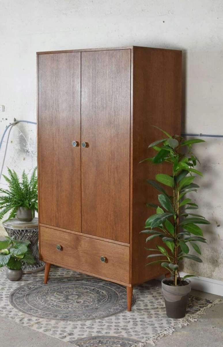 53. Guarda roupa rustico pequeno &ndash; Foto PastForm