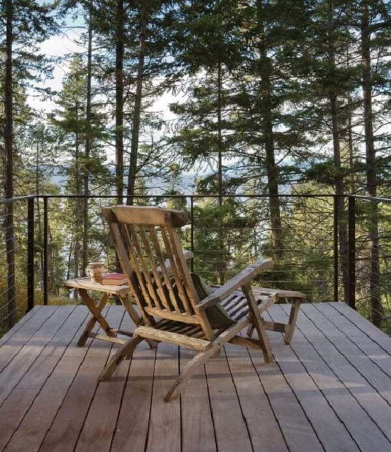 29. Cabanas de madeira: aproveite a paisagem do entorno. Fonte: Dezeen