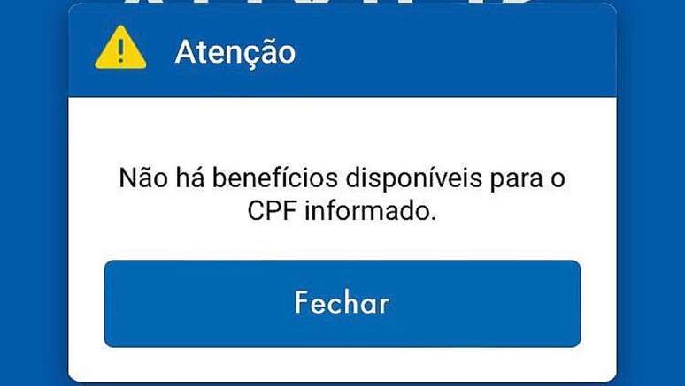 Tela de consulta do Aux&iacute;lio Brasil&nbsp;