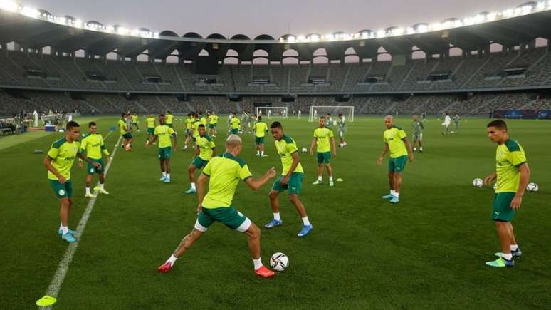 Palmeiras fez seu penúltimo treino antes da final do Mundial de Clubes (Foto: Fabio Menotti/Palmeiras)