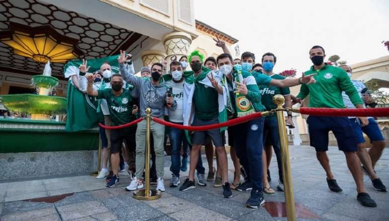Torcedores do Palmeiras em Abu Dhabi terão mais ingressos à disposição (Foto: Fabio Menotti/Palmeiras)