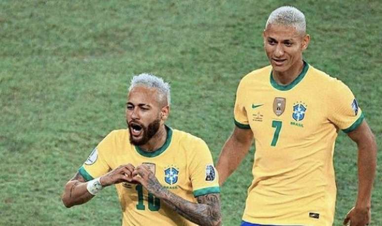 Richarlison comentou sobre a forma como a imprensa lida com Neymar (Reprodução / Instagram)