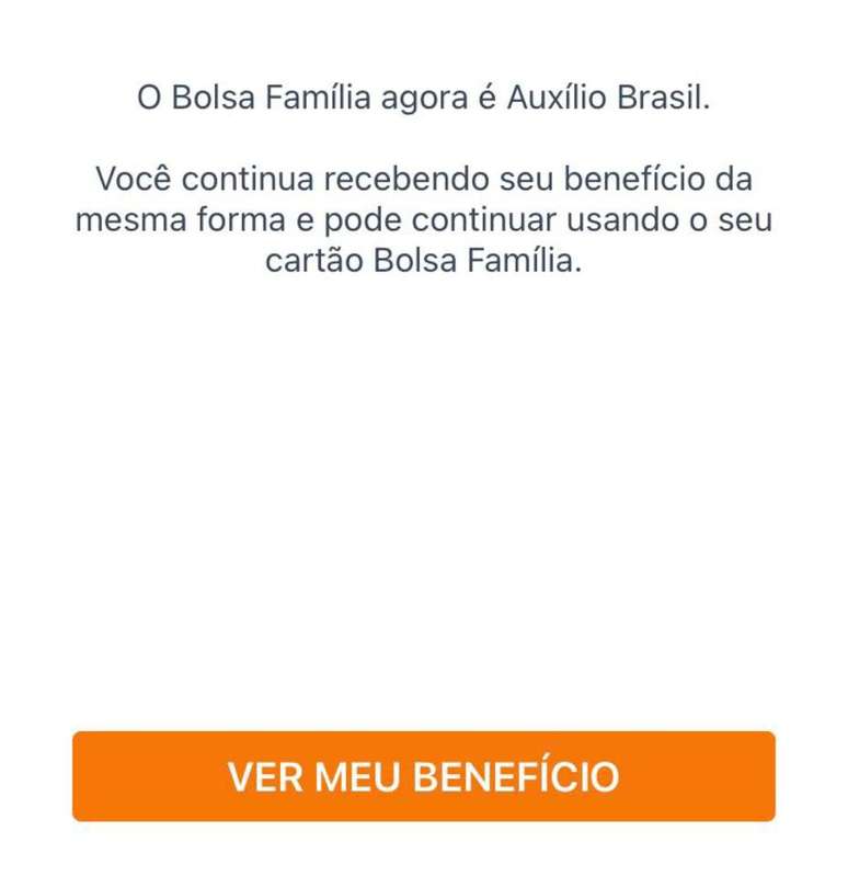 Tela de consulta do Caixa Tem