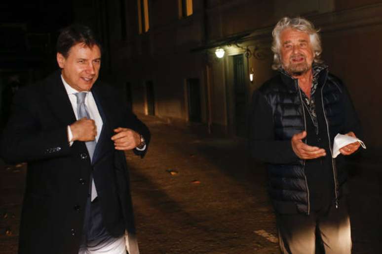 Grillo e Conte se reuniram por horas em Roma