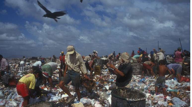 As exportações de lixo dos EUA para a América Latina bateram recorde em 2021
