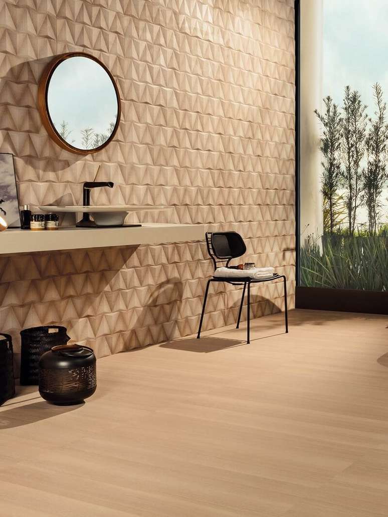 4. Porcelanato 20x120cm Retificado Nordic Be Natural Pei 4 Portinari. Foto: Cer&acirc;mica Portinari