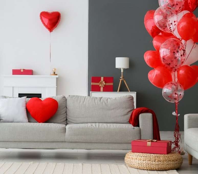Pode se jogar nos cora&ccedil;&otilde;es na hora de montar a decora&ccedil;&atilde;o de Valentine's Day! - Shutterstock