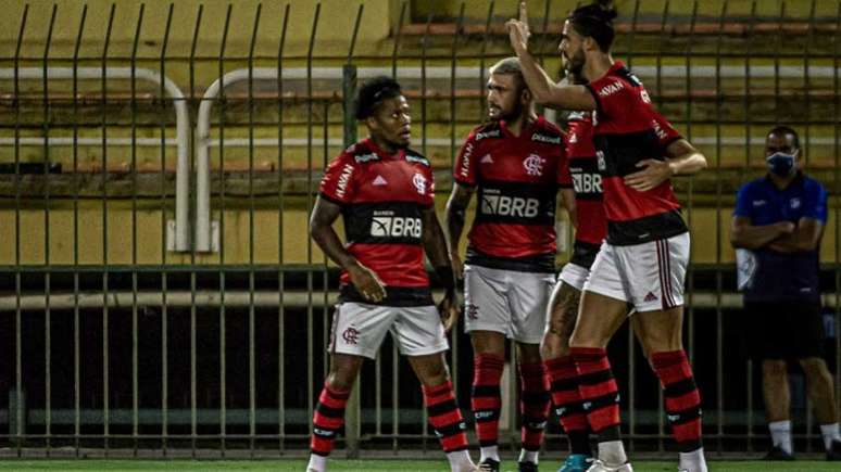 Flamengo venceu o Nova Iguaçu por 5 a 0 (Foto: Paula Reis / Flamengo)