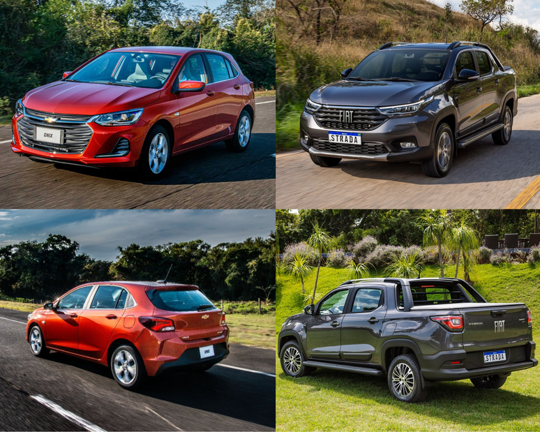 Chevrolet Onix e Fiat Strada: guerra de conceitos no mercado brasileiro de carros