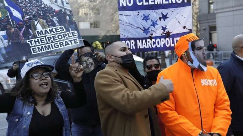 Ativistas hondurenhos se reuniram em Nova York