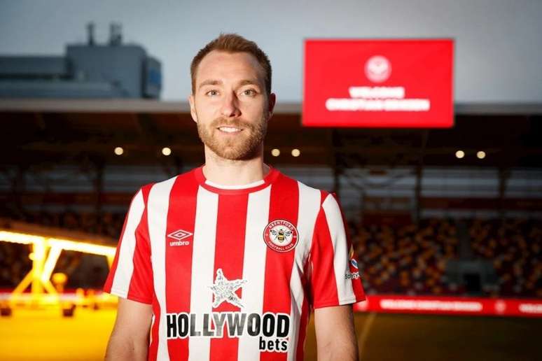 Eriksen é um dos reforços do Brentford para a temporada (Foto: Divulgação / Brentford)