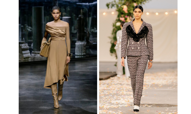 Raynara Negrine ficou em 3º ligar em 2017 na Fendi e na Chanel (Fotos: Divulgação/Joy Model)