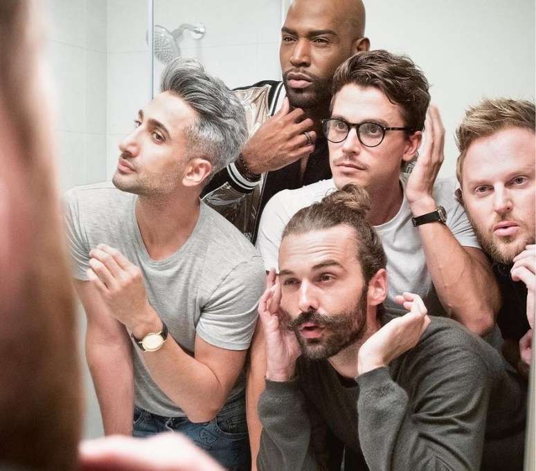 Em Queer Eye, o makeover acontece n&atilde;o apenas nas quest&otilde;es f&iacute;sicas e materiais -