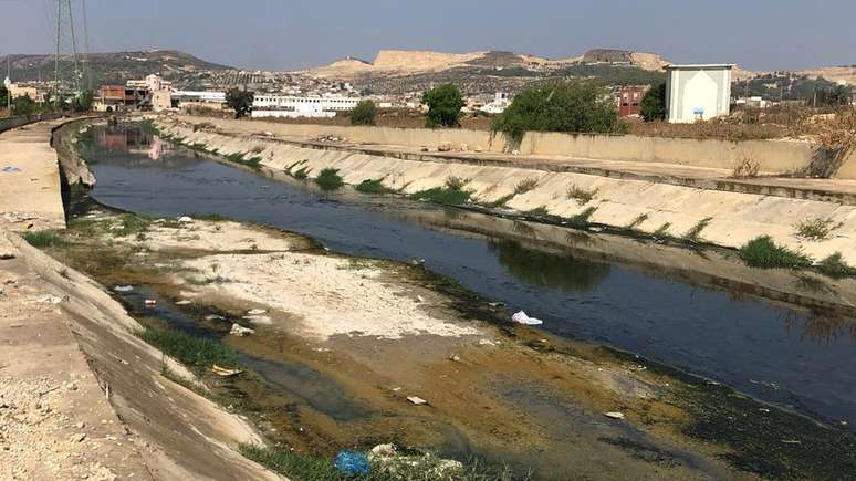 O Rio Azul, em Túnis, tem uma das maiores concentrações de drogas, segundo o estudo