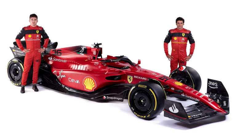 Ferrari SF-75, modelo da Scuderia para 2022