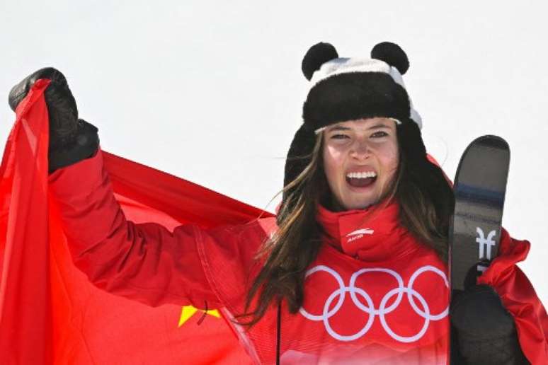 Chinesa garante seu segundo ouro olímpico em Pequim (Foto: Ben STANSALL / AFP)