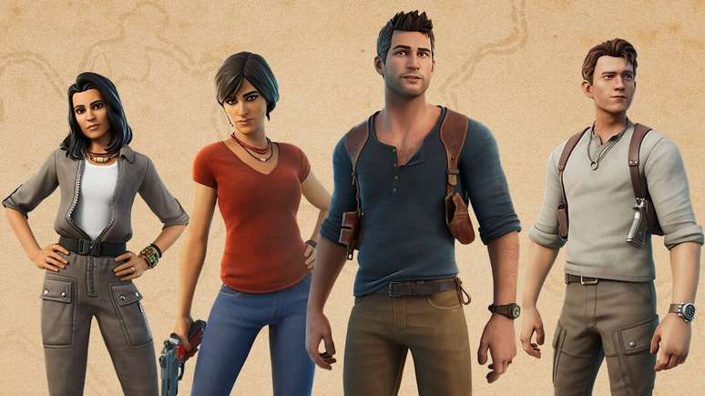 Nathan Drake e Chloe Frazer, Personagens Marcantes de Uncharted, Chegam no  Fortnite 