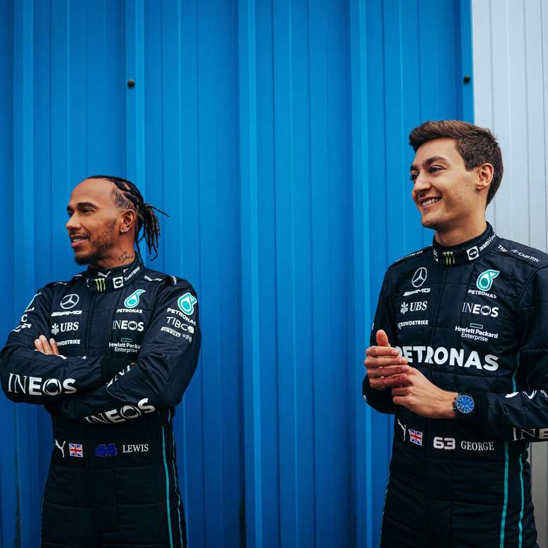 Hamilton e Russell formam a dupla de pilotos