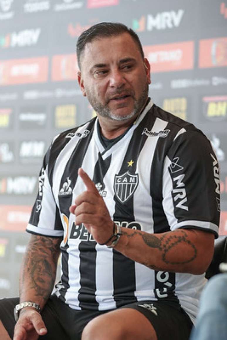 El Turco está sendo bem aceito pelos jogadores, pois não fez nenhuma mudança brusca na forma do time atuar-(Pedro Souza/Atlético-MG)