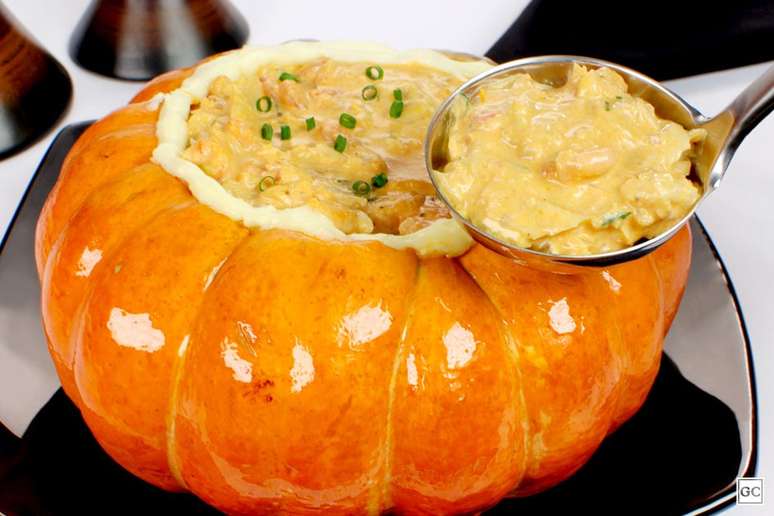 Bacalhau na moranga &ndash; Foto: Guia da Cozinha