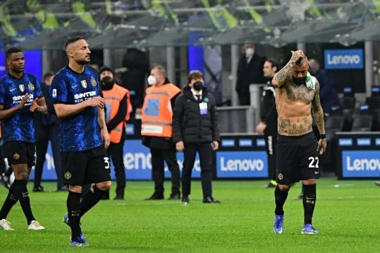Sassuolo vence a Inter de Milão no San Siro (Foto: ISABELLA BONOTTO / AFP)