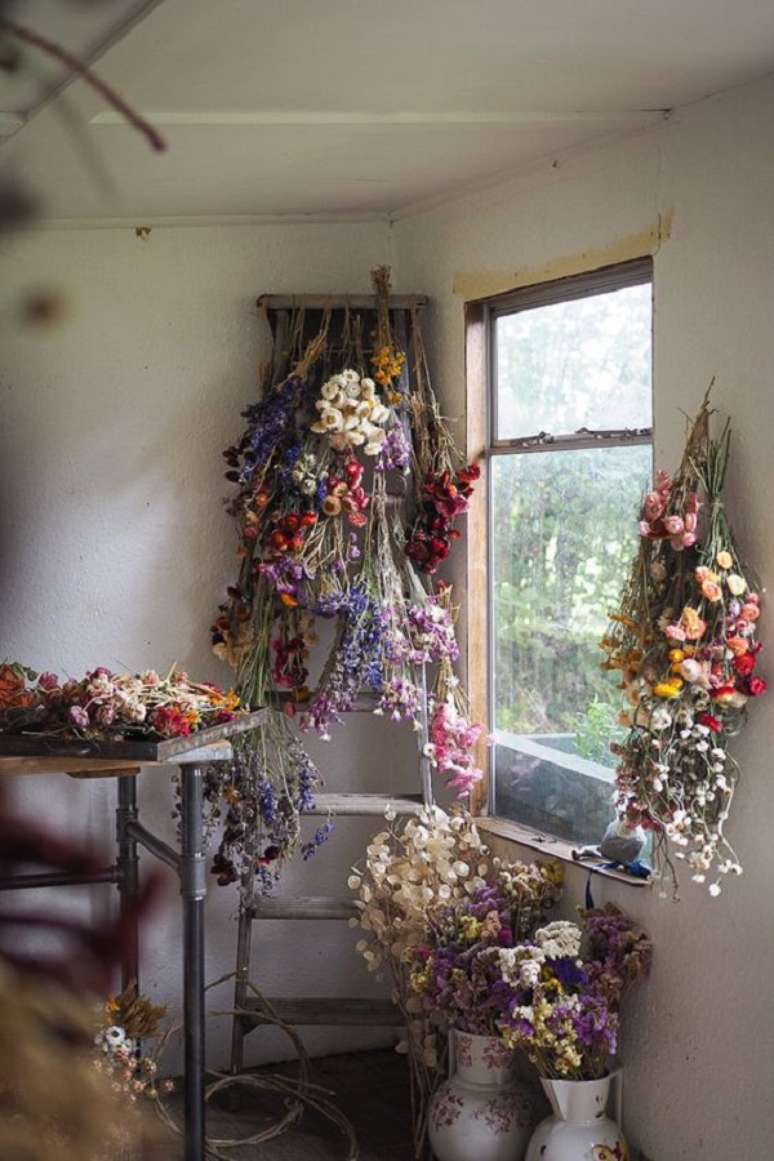 58. Flores secas desidratadas para fazer uma decora&ccedil;&atilde;o moderna &ndash; Foto Botanical Tales