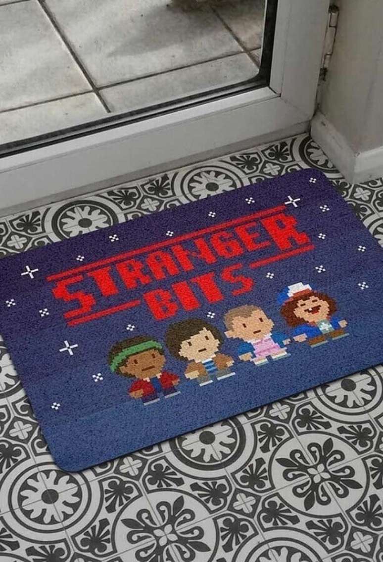 32. Capachos divertidos e fofos com refer&ecirc;ncia ao seriado &ldquo;Stranger Things&rdquo; &ndash; Foto: Decor F&aacute;cil