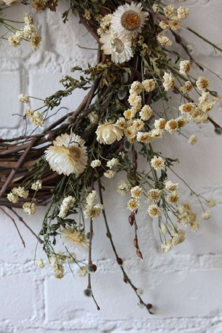 61. Flores secas para decora&ccedil;&atilde;o de casa &ndash; Foto Anthera Floal