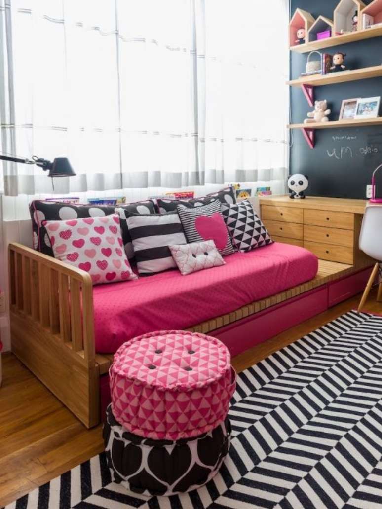 5. Bicama com camas diferentes para quarto infantil – Foto Na Toca design