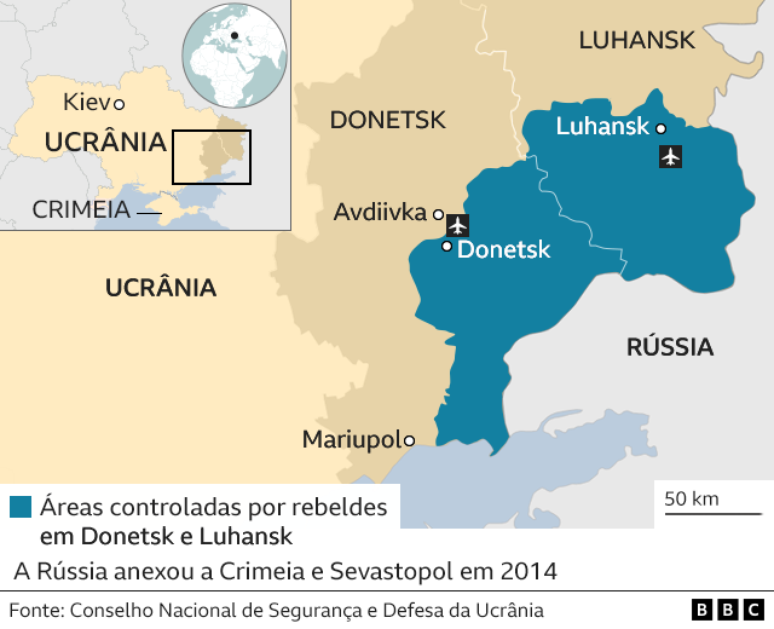 O mapa com logotipos da Otan não mostra as bases e missões da