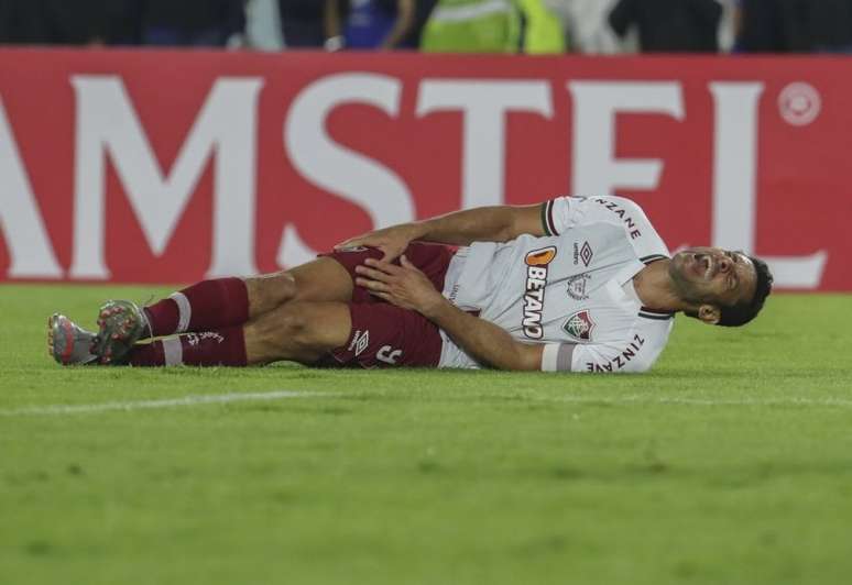 Fred, durante a partida entre Fluminense e Millonarios (Foto: Staff images/ CONMEBOL)