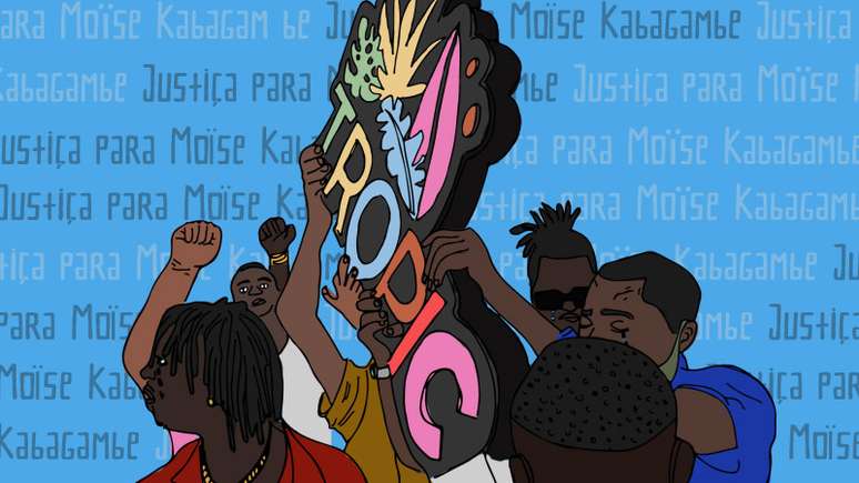 ilustração do caso Moïse