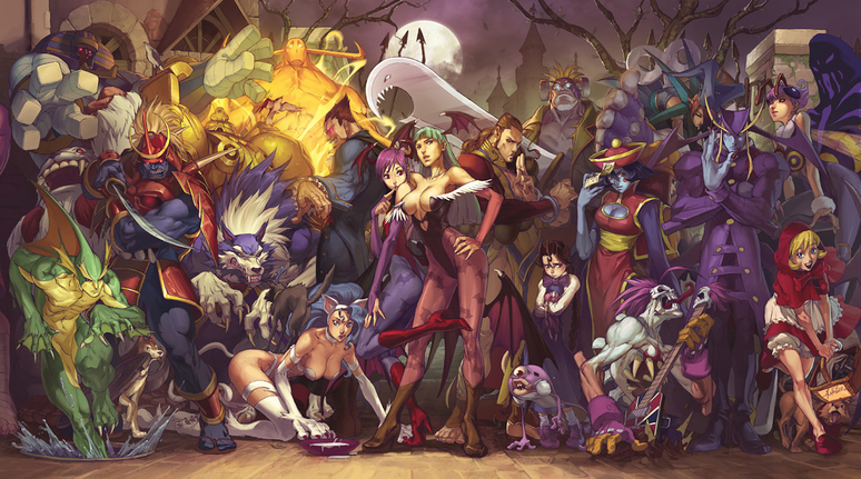 Darkstalkers está de volta como parte da coletânea Capcom Fighting