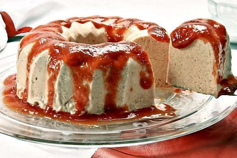 Sorvet&atilde;o de requeij&atilde;o e goiabada &ndash; Foto: Guia da Cozinha