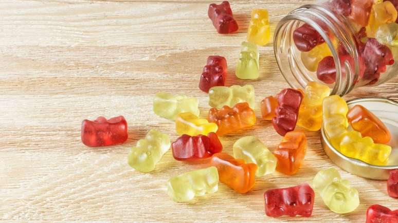 As gominhas costumam ter formatos divertidos, como corações e ursinhos