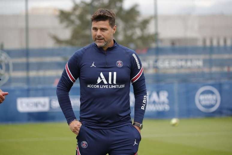 Mauricio Pochettino é alvo favorito do Manchester United (Foto: Reprodução / Twitter do PSG)