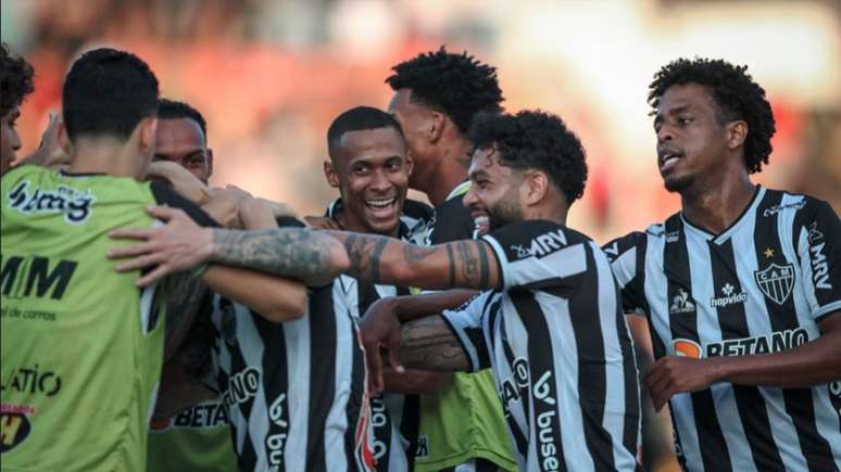 O Pouso Alegre se dedicou muito e quase conseguiu sair com um empate diante do Galo-(Pedro Souza / Atlético)