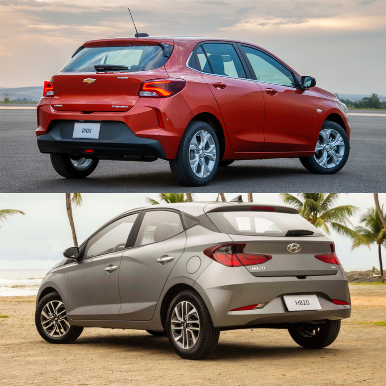 Comparativo: Chevrolet Onix vs. Hyundai HB20: a disputa dos 1.0 turbo mais  vendidos
